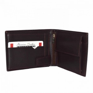 17 Pockets Genuine Cow Leather Wallet For Him CLW#31 Color: Commando 